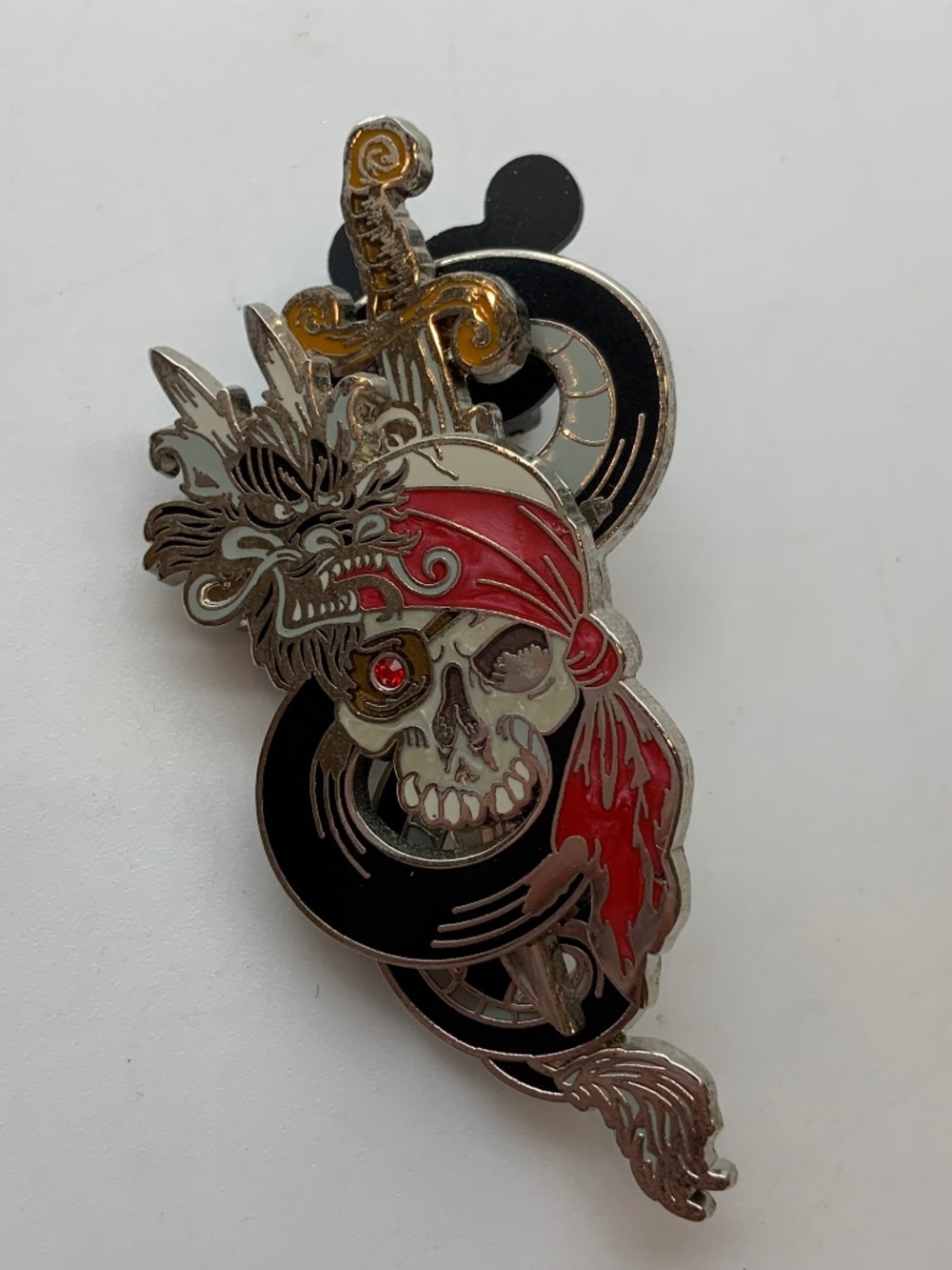 Disney Parks Walt Disney World Pirates of the Caribbean Sliding Sword Pin 2008
